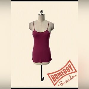 Women's Burgundy Tank Top